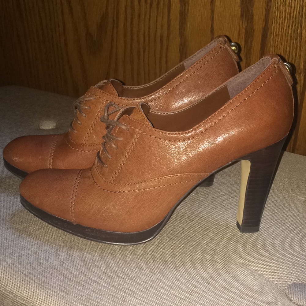 Nine West Brown Leather Shoes